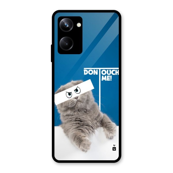 Kitty Dont Touch Glass Back Case for Realme 10 Pro