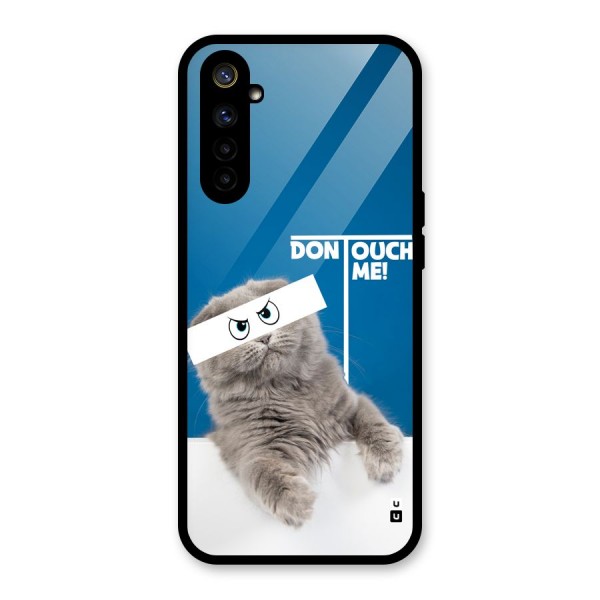 Kitty Dont Touch Glass Back Case for Realme 6i