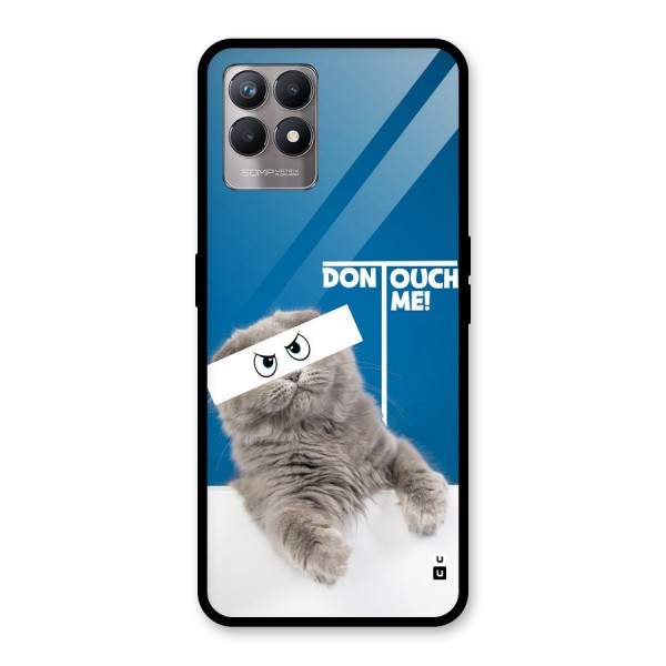 Kitty Dont Touch Glass Back Case for Realme 8i