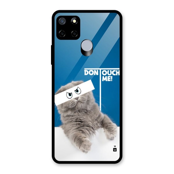 Kitty Dont Touch Glass Back Case for Realme C12