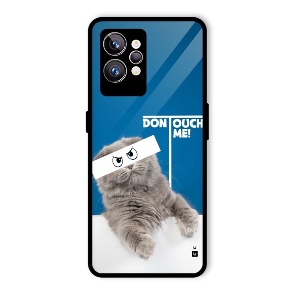 Kitty Dont Touch Glass Back Case for Realme GT2 Pro