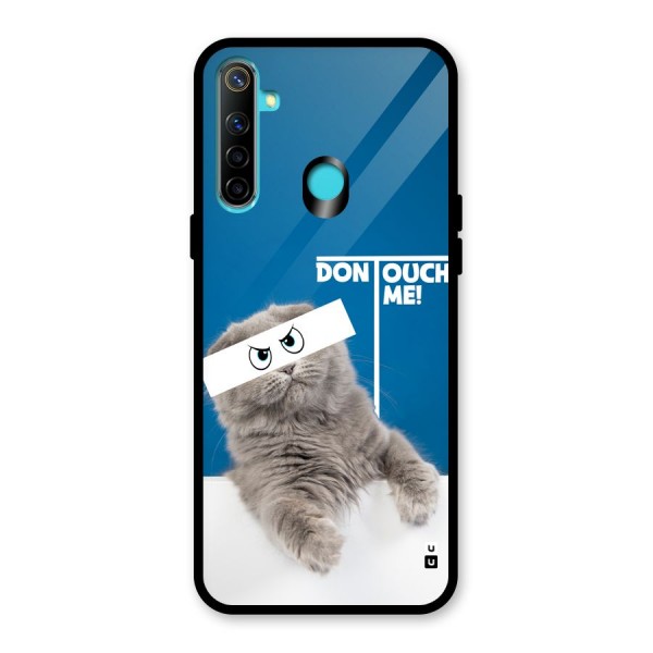 Kitty Dont Touch Glass Back Case for Realme Narzo 10