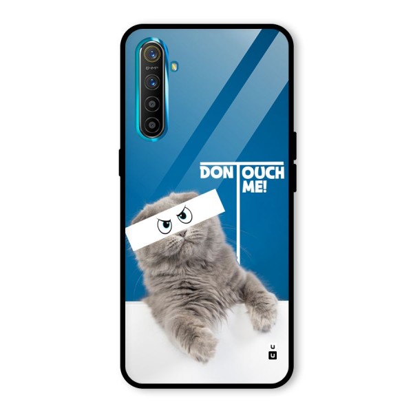 Kitty Dont Touch Glass Back Case for Realme XT