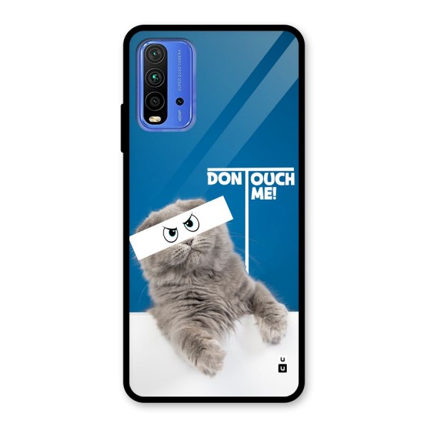 Kitty Dont Touch Glass Back Case for Redmi 9 Power