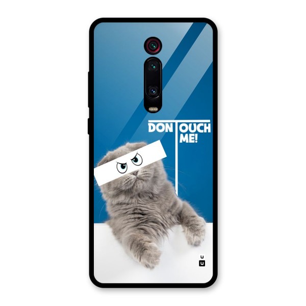 Kitty Dont Touch Glass Back Case for Redmi K20 Pro