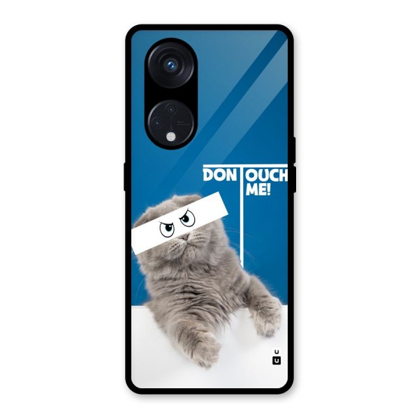 Kitty Dont Touch Glass Back Case for Reno8 T 5G