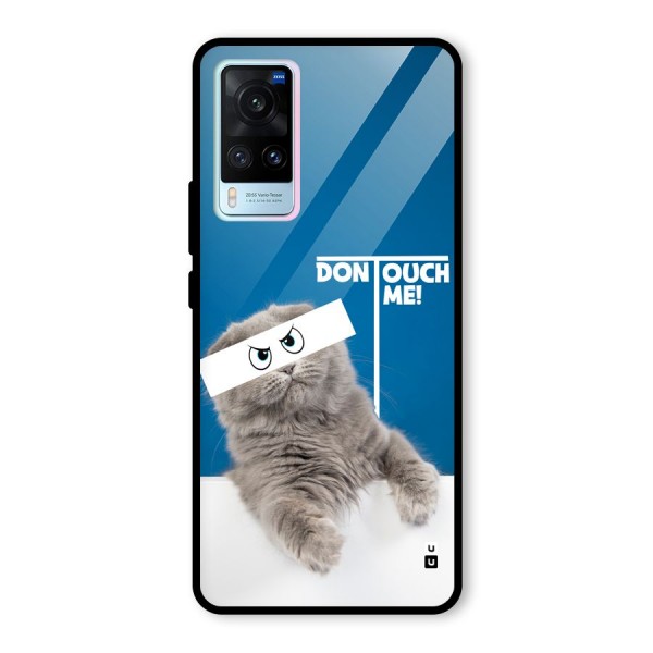 Kitty Dont Touch Glass Back Case for Vivo X60