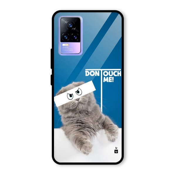 Kitty Dont Touch Glass Back Case for Vivo Y73