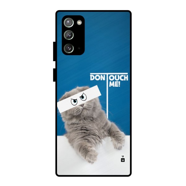 Kitty Dont Touch Metal Back Case for Galaxy Note 20