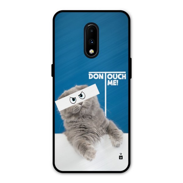 Kitty Dont Touch Metal Back Case for OnePlus 7