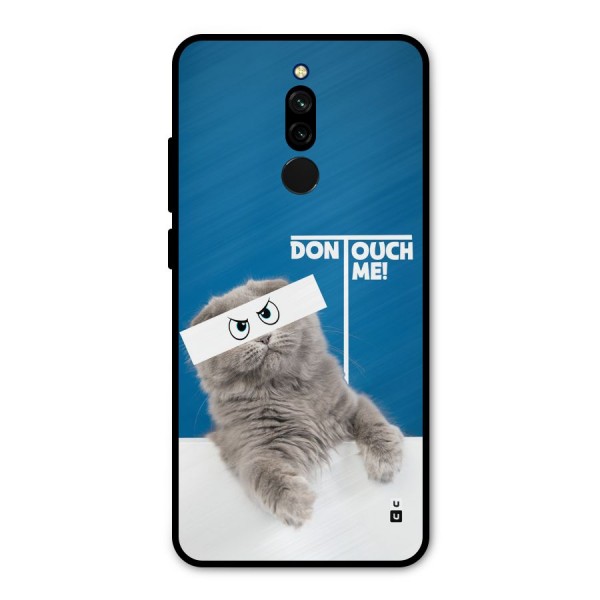 Kitty Dont Touch Metal Back Case for Redmi 8