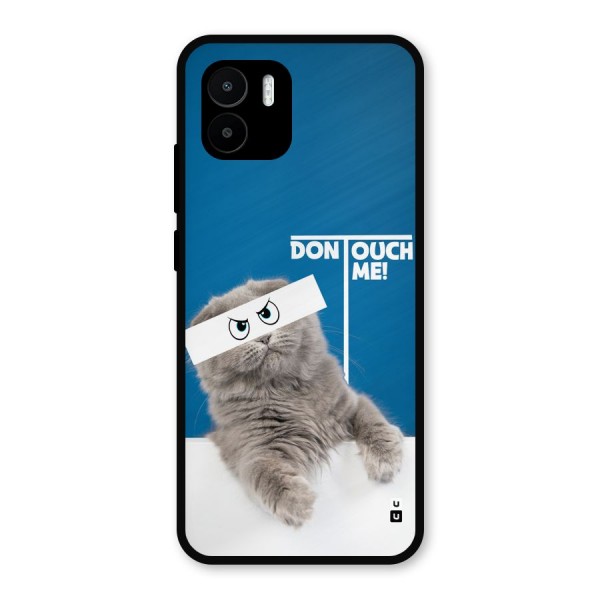 Kitty Dont Touch Metal Back Case for Redmi A2