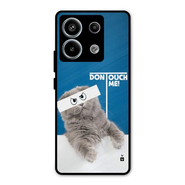 Kitty Dont Touch Metal Back Case for Redmi Note 13 Pro 5G