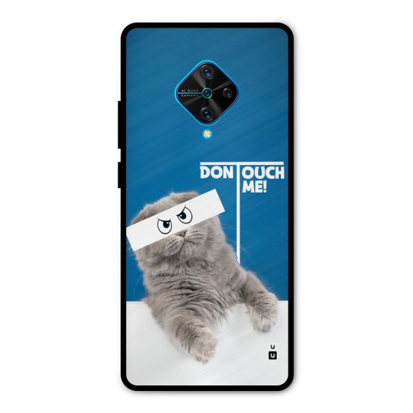 Kitty Dont Touch Metal Back Case for Vivo S1 Pro