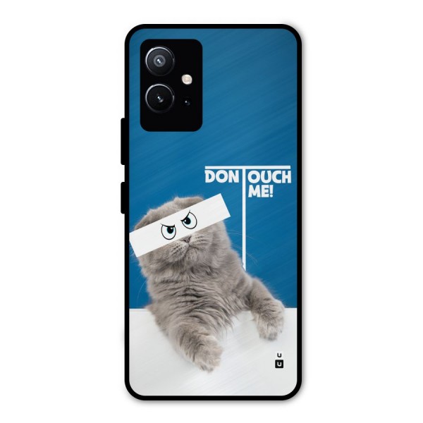 Kitty Dont Touch Metal Back Case for Vivo T1 5G