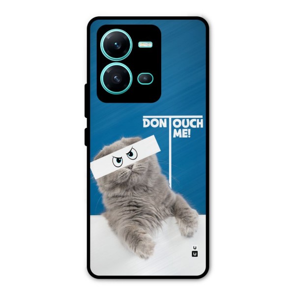 Kitty Dont Touch Metal Back Case for Vivo V25