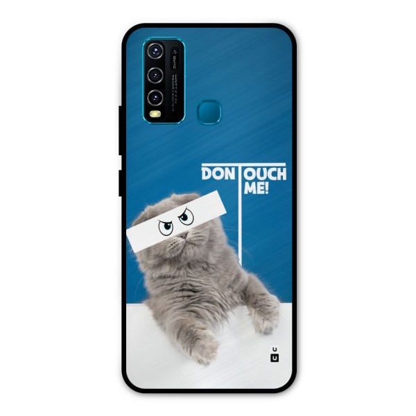 Kitty Dont Touch Metal Back Case for Vivo Y30