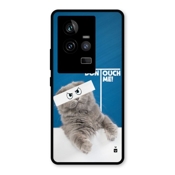 Kitty Dont Touch Metal Back Case for iQOO 11 5G