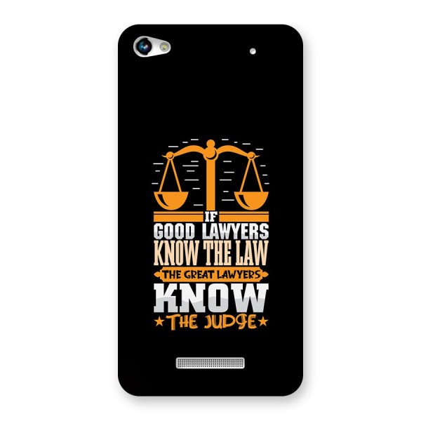 Know The Judge Back Case for Canvas Hue 2 A316