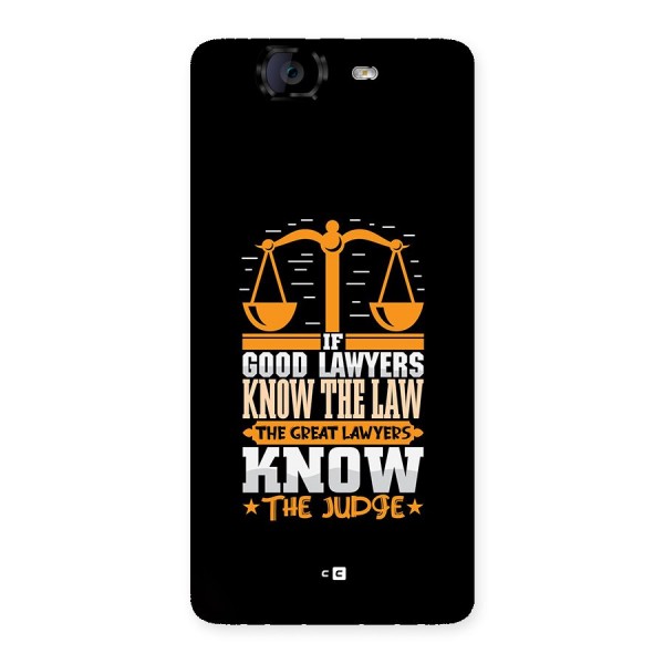 Know The Judge Back Case for Canvas Knight A350