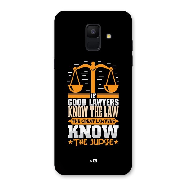 Know The Judge Back Case for Galaxy A6 (2018)