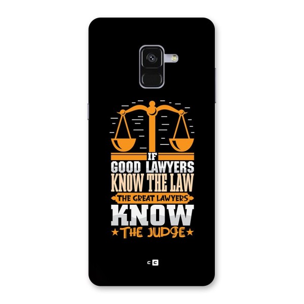 Know The Judge Back Case for Galaxy A8 Plus