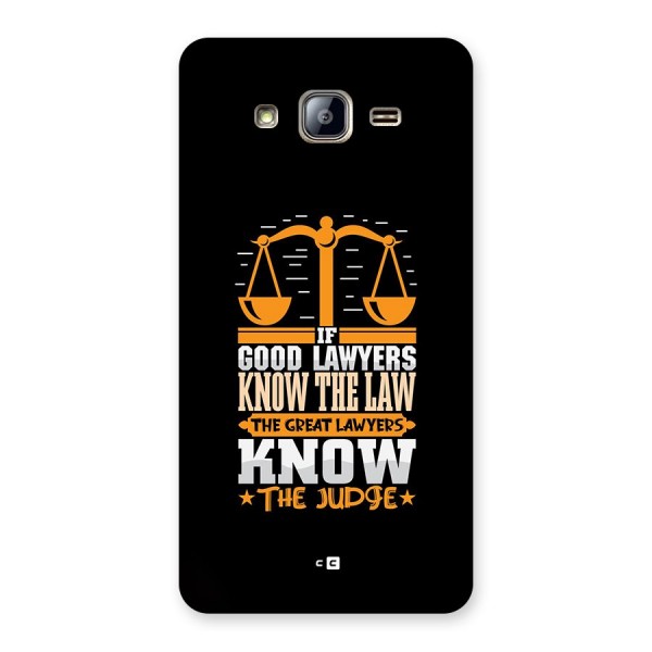 Know The Judge Back Case for Galaxy On5