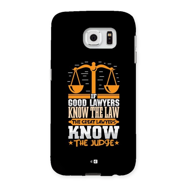 Know The Judge Back Case for Galaxy S6