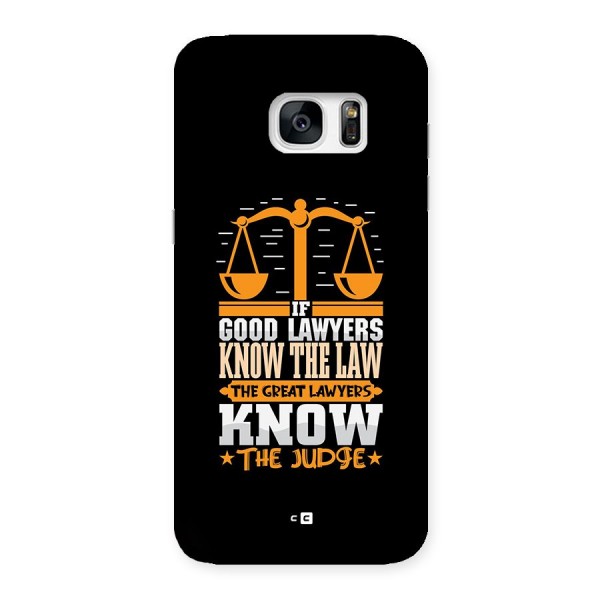 Know The Judge Back Case for Galaxy S7 Edge