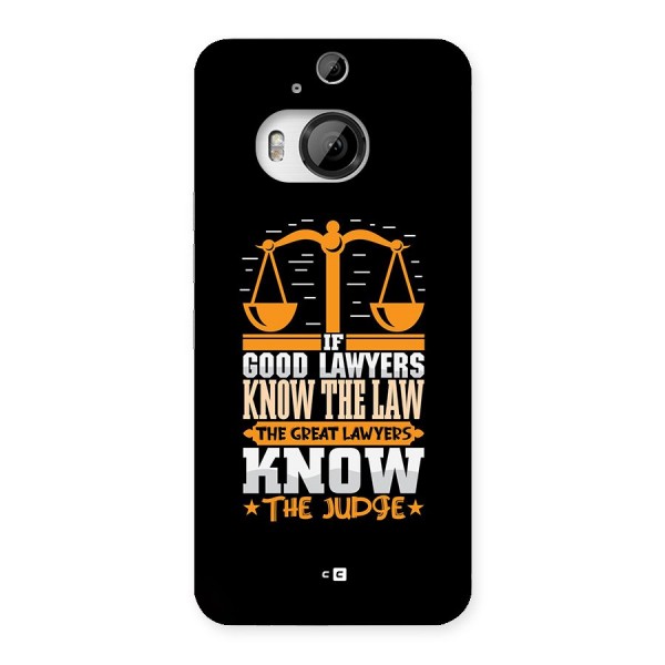 Know The Judge Back Case for HTC One M9 Plus