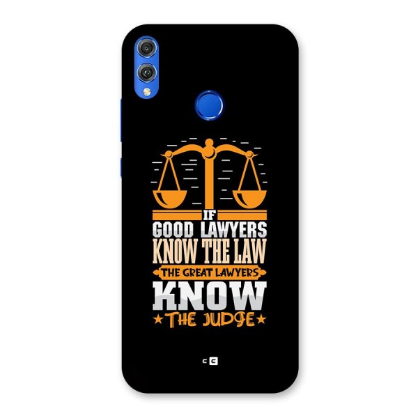 Know The Judge Back Case for Honor 8X