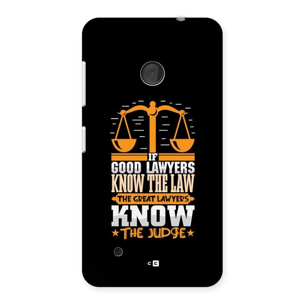 Know The Judge Back Case for Lumia 530