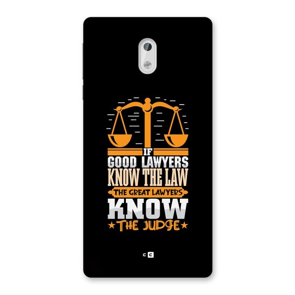 Know The Judge Back Case for Nokia 3