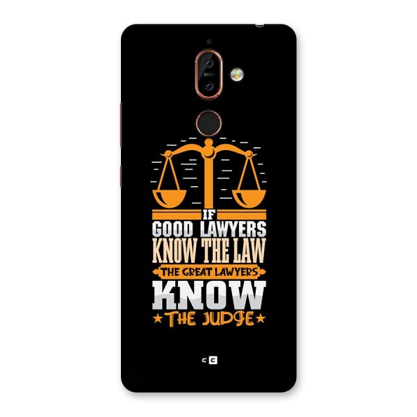 Know The Judge Back Case for Nokia 7 Plus