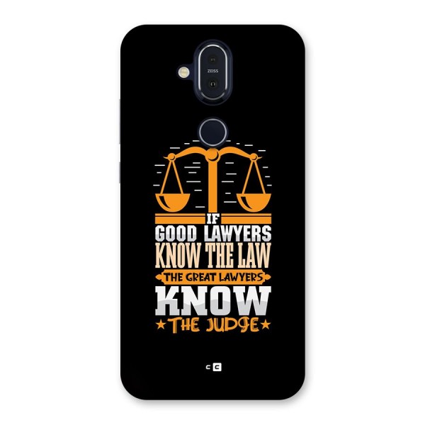 Know The Judge Back Case for Nokia 8.1