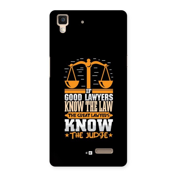 Know The Judge Back Case for Oppo R7