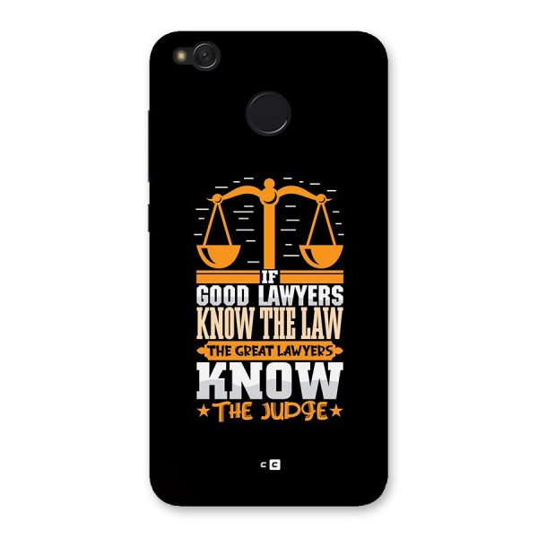 Know The Judge Back Case for Redmi 4