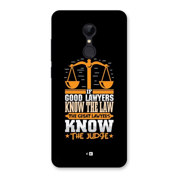 Know The Judge Back Case for Redmi 5