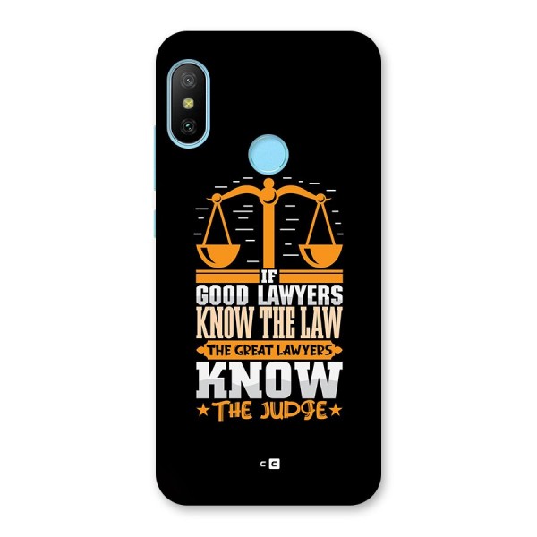 Know The Judge Back Case for Redmi 6 Pro