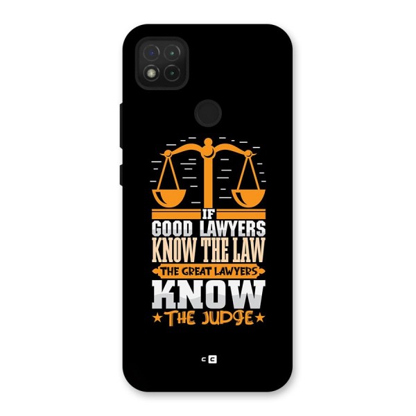 Know The Judge Back Case for Redmi 9 Activ