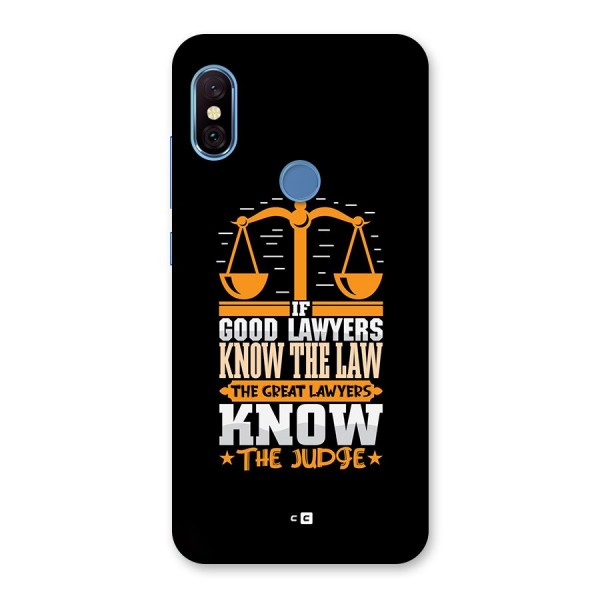 Know The Judge Back Case for Redmi Note 6 Pro