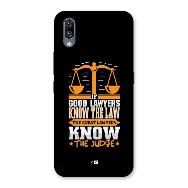 Know The Judge Back Case for Vivo NEX