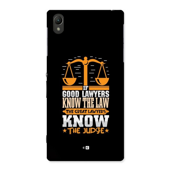 Know The Judge Back Case for Xperia Z1