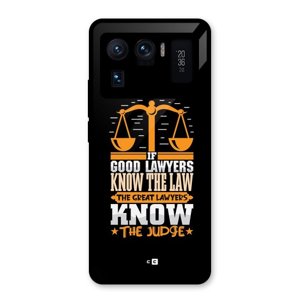 Know The Judge Glass Back Case for Mi 11 Ultra