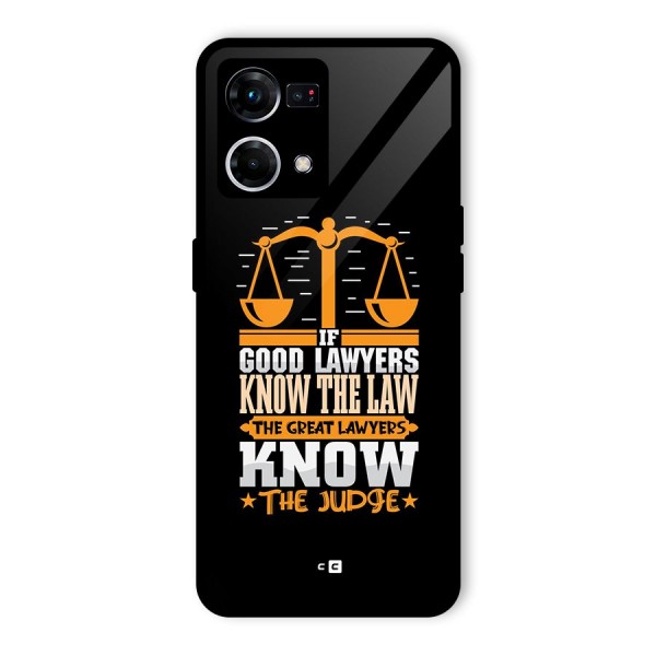 Know The Judge Glass Back Case for Oppo F21 Pro 5G