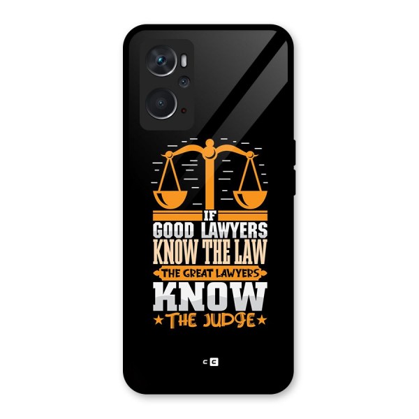 Know The Judge Glass Back Case for Oppo K10 4G