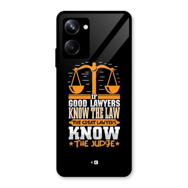 Know The Judge Glass Back Case for Realme 10 Pro