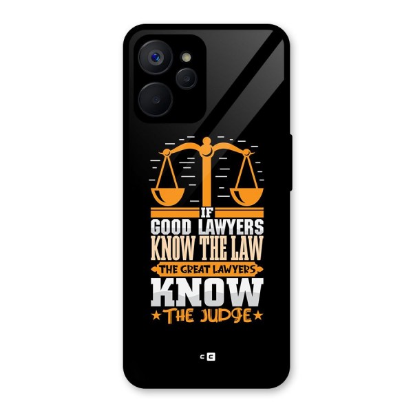 Know The Judge Glass Back Case for Realme 9i 5G