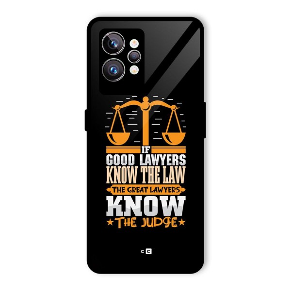 Know The Judge Glass Back Case for Realme GT2 Pro