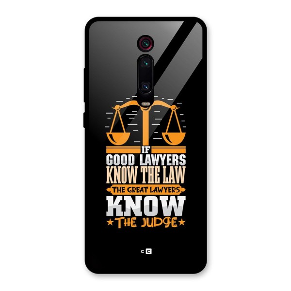 Know The Judge Glass Back Case for Redmi K20 Pro